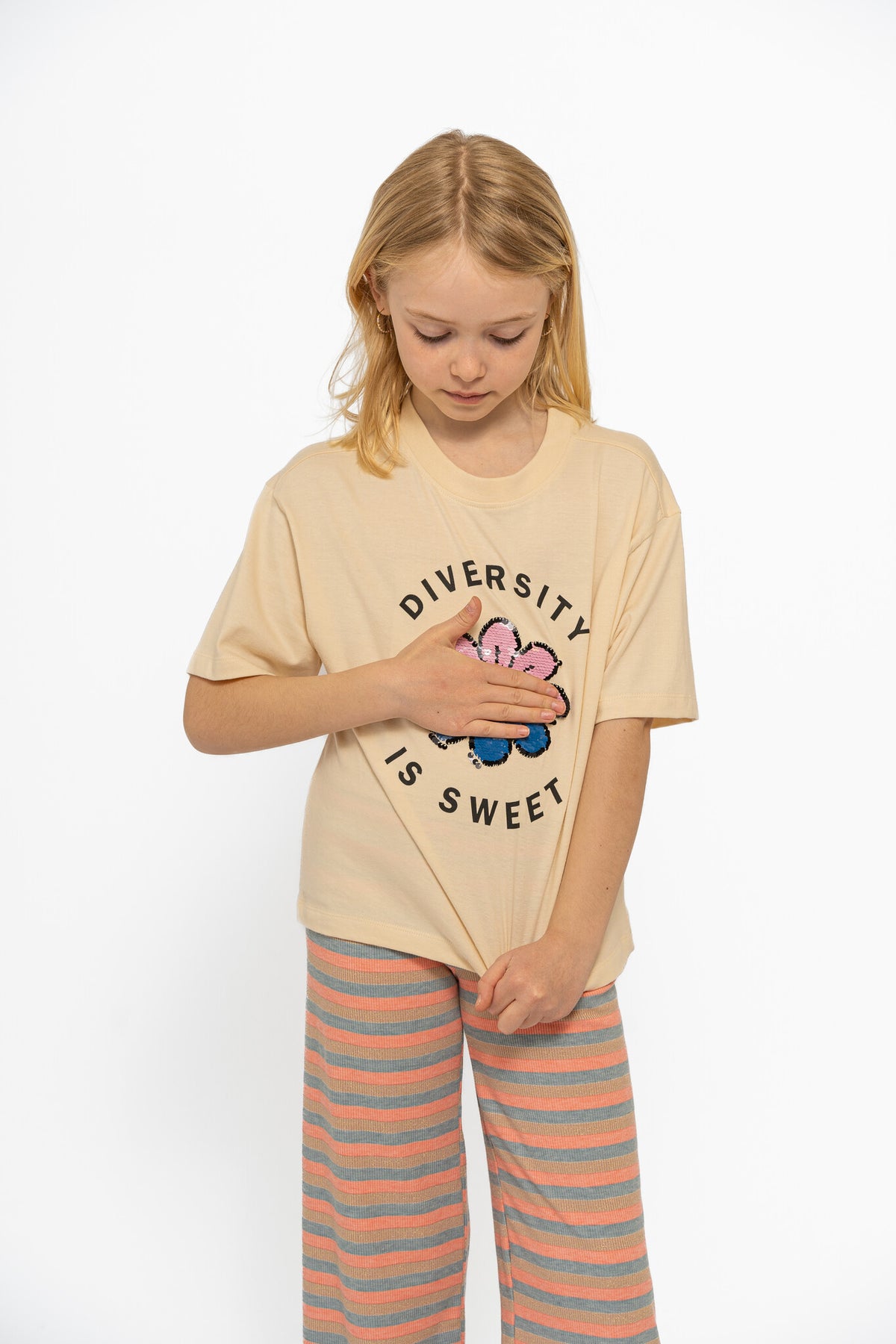 The New shirt kind Ninette OS S/S Tee Bright White (wit)