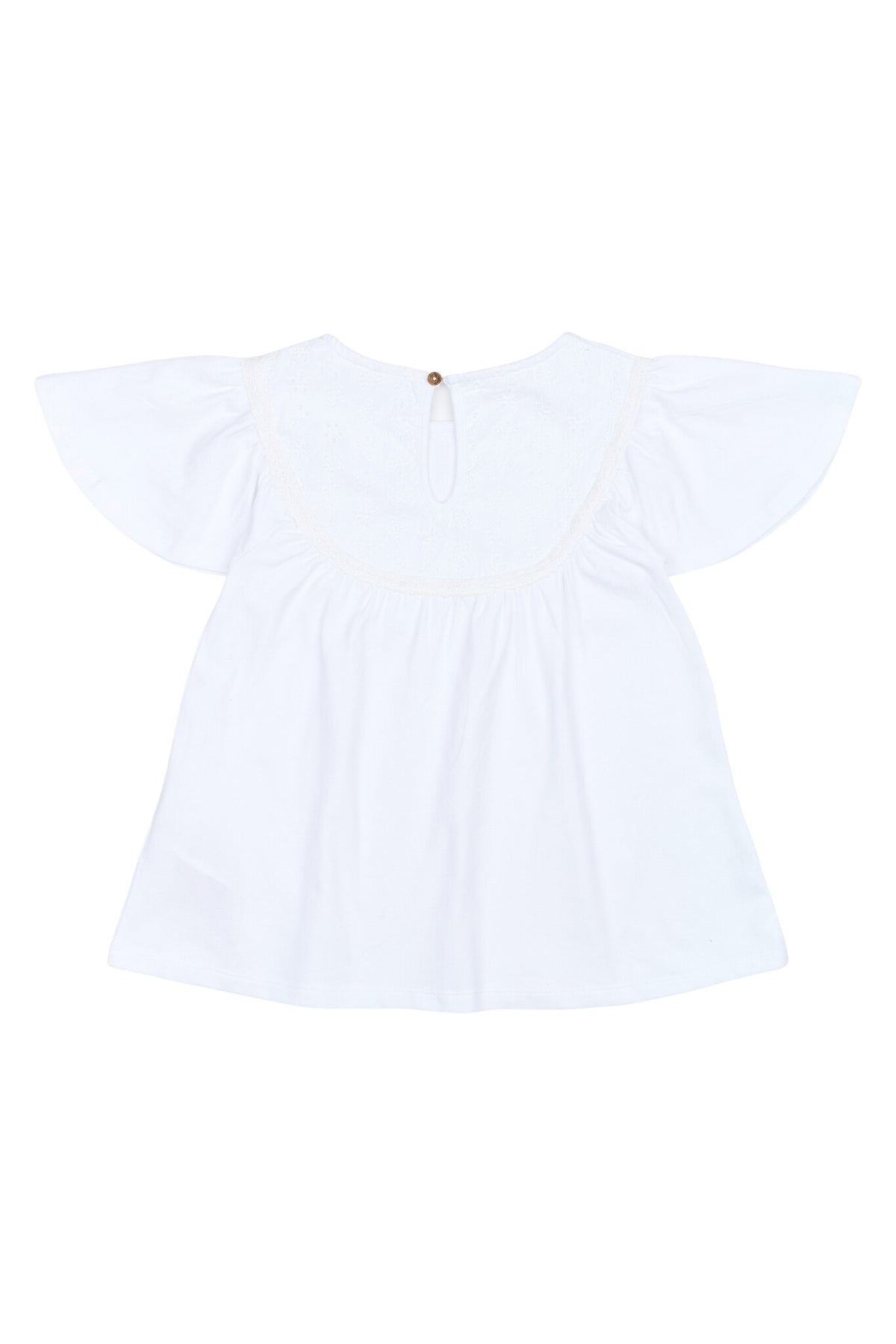 The New top kind Navalia S/S Top Bright White (wit)