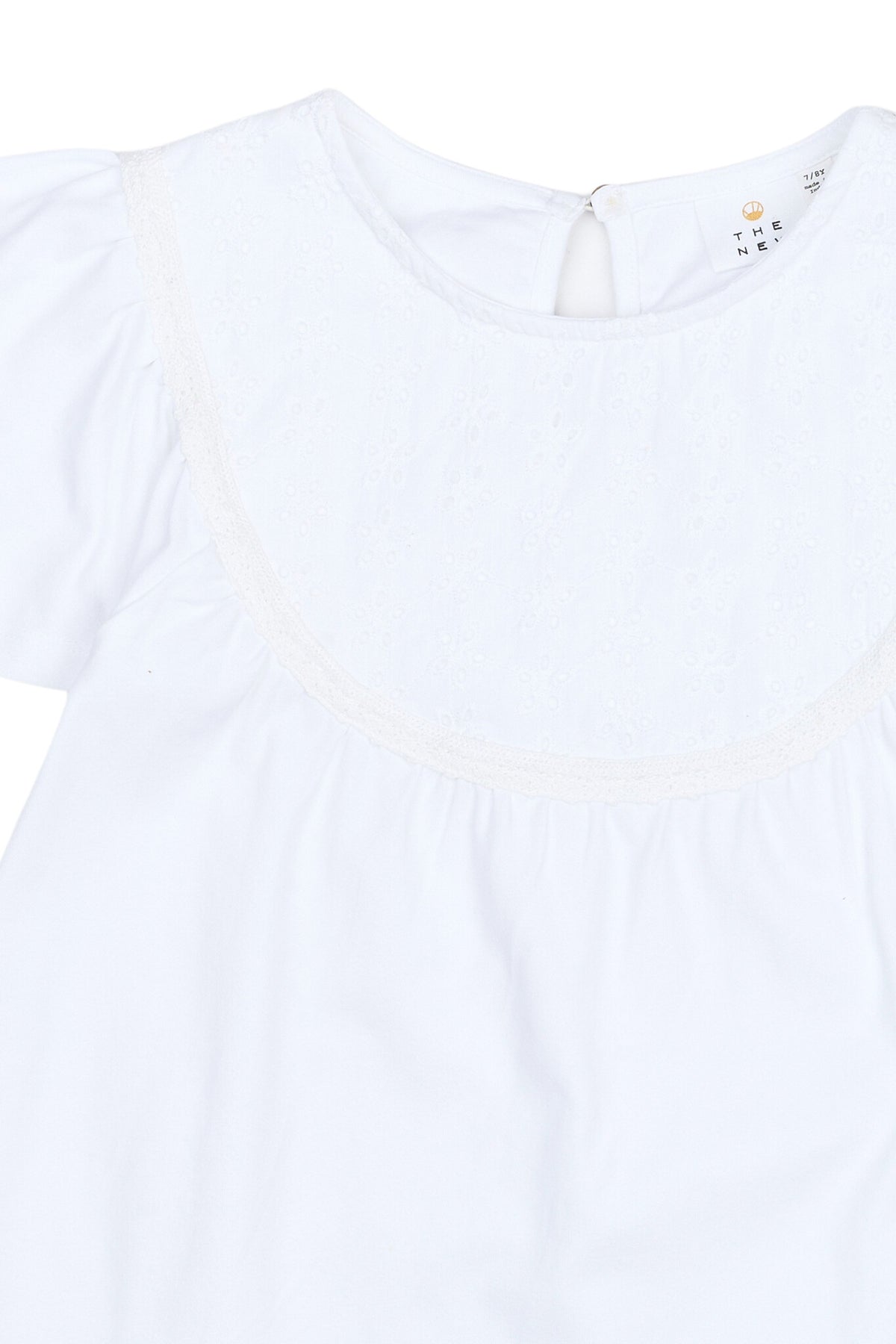 The New top kind Navalia S/S Top Bright White (wit)