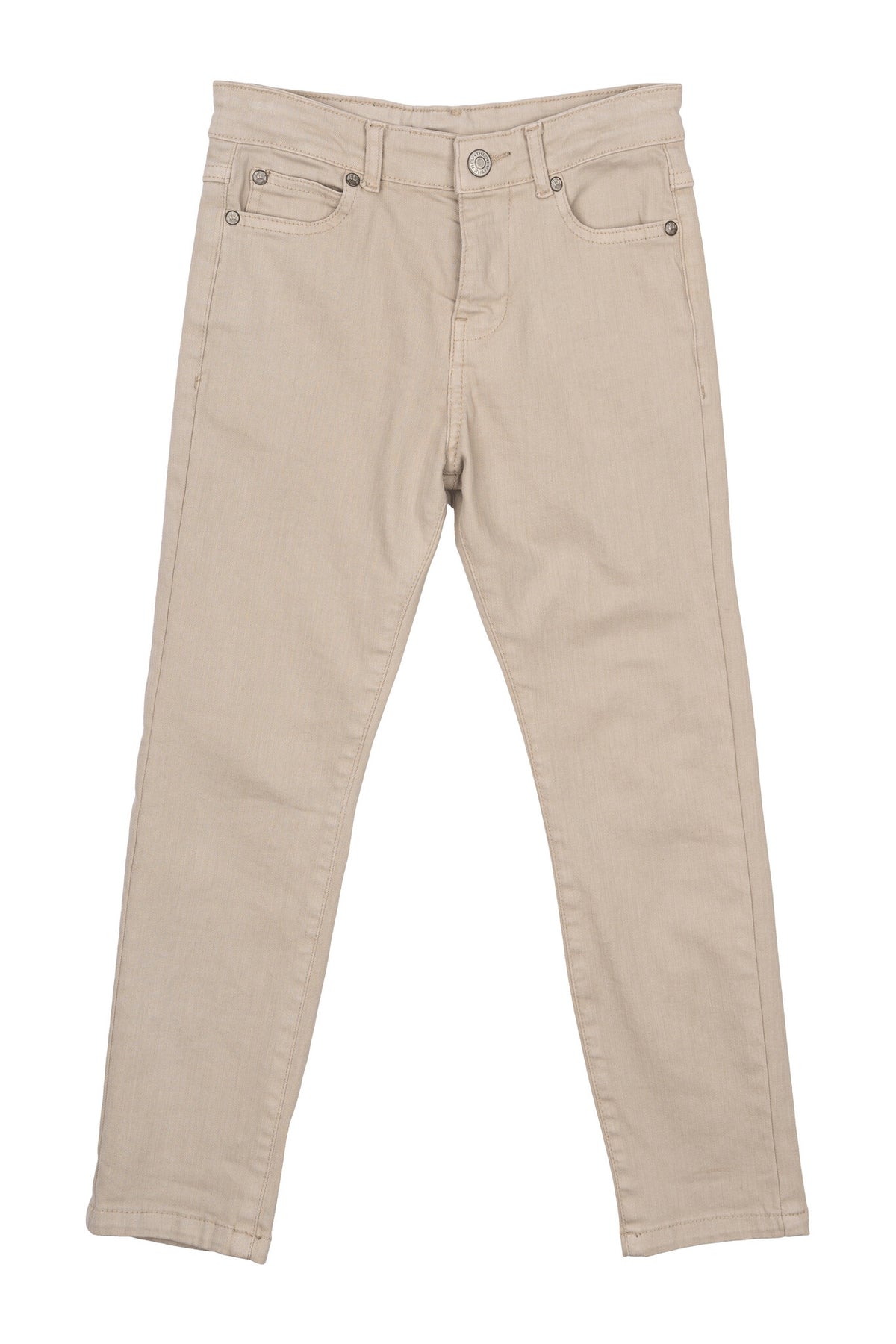 The New broek kind Villads Pants Feather Grey (lichtgrijs)