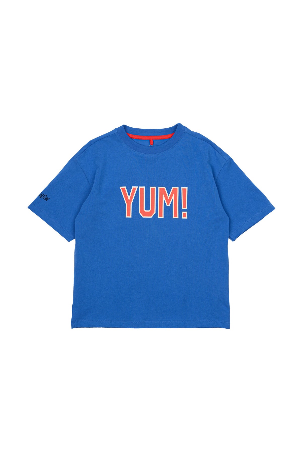 The New shirt kind Nino S/S Tee Daphne (blauw)