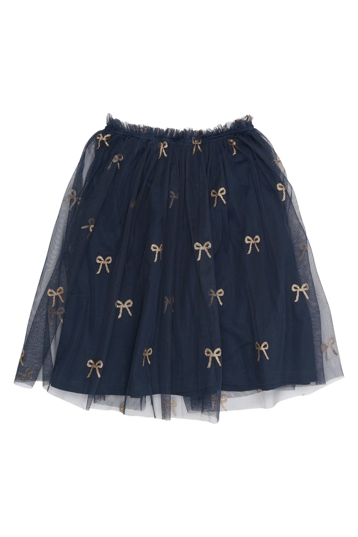 The New rok kind Rudelle Skirt Navy Blazer AOP (donkerblauw met print)
