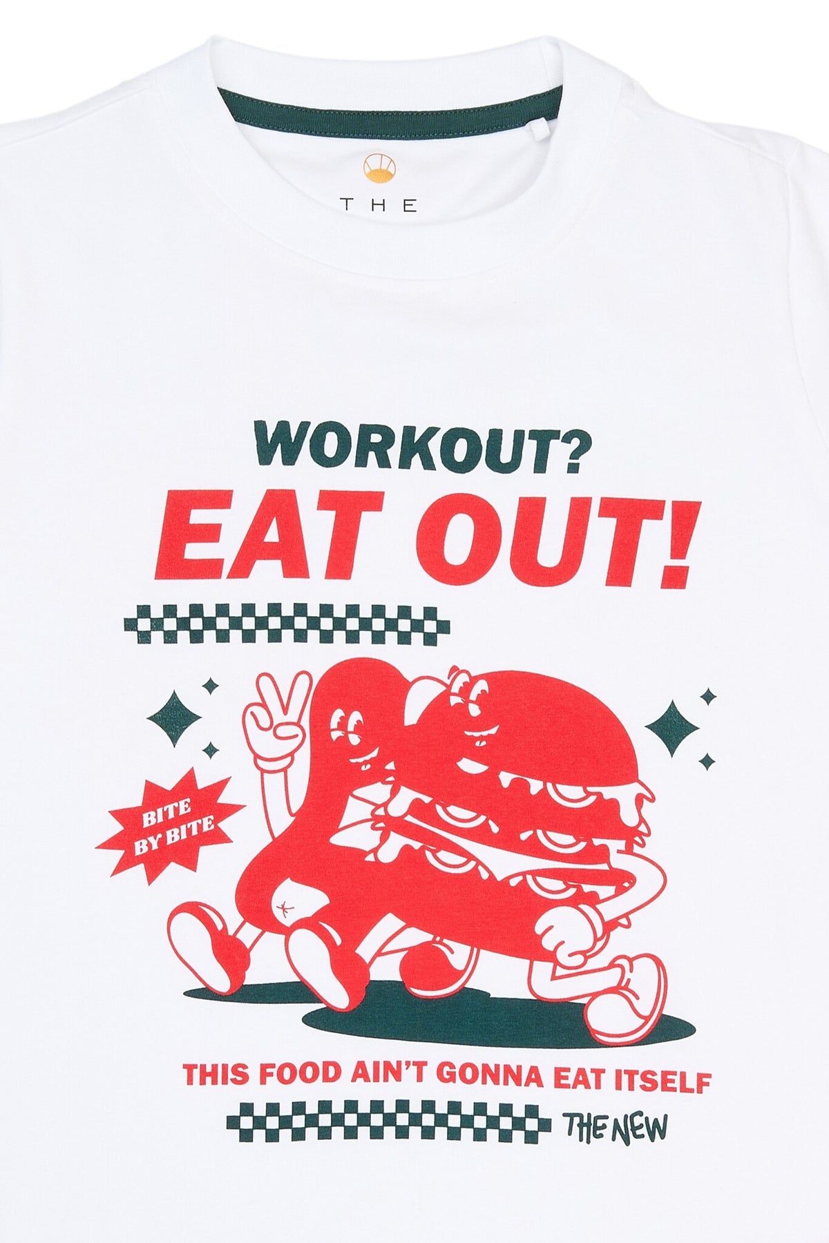 The New shirt kind Roger S/S Tee Bright White (wit)