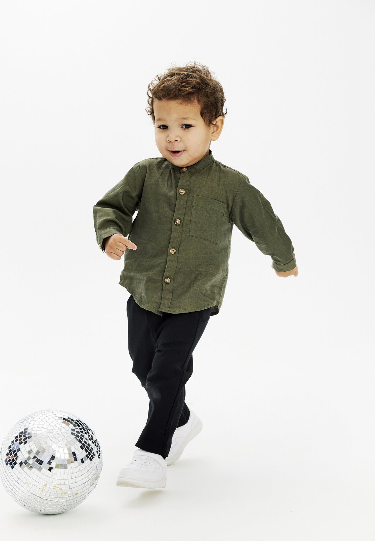 The New broek kind Jack Pants Black Beauty (zwart)