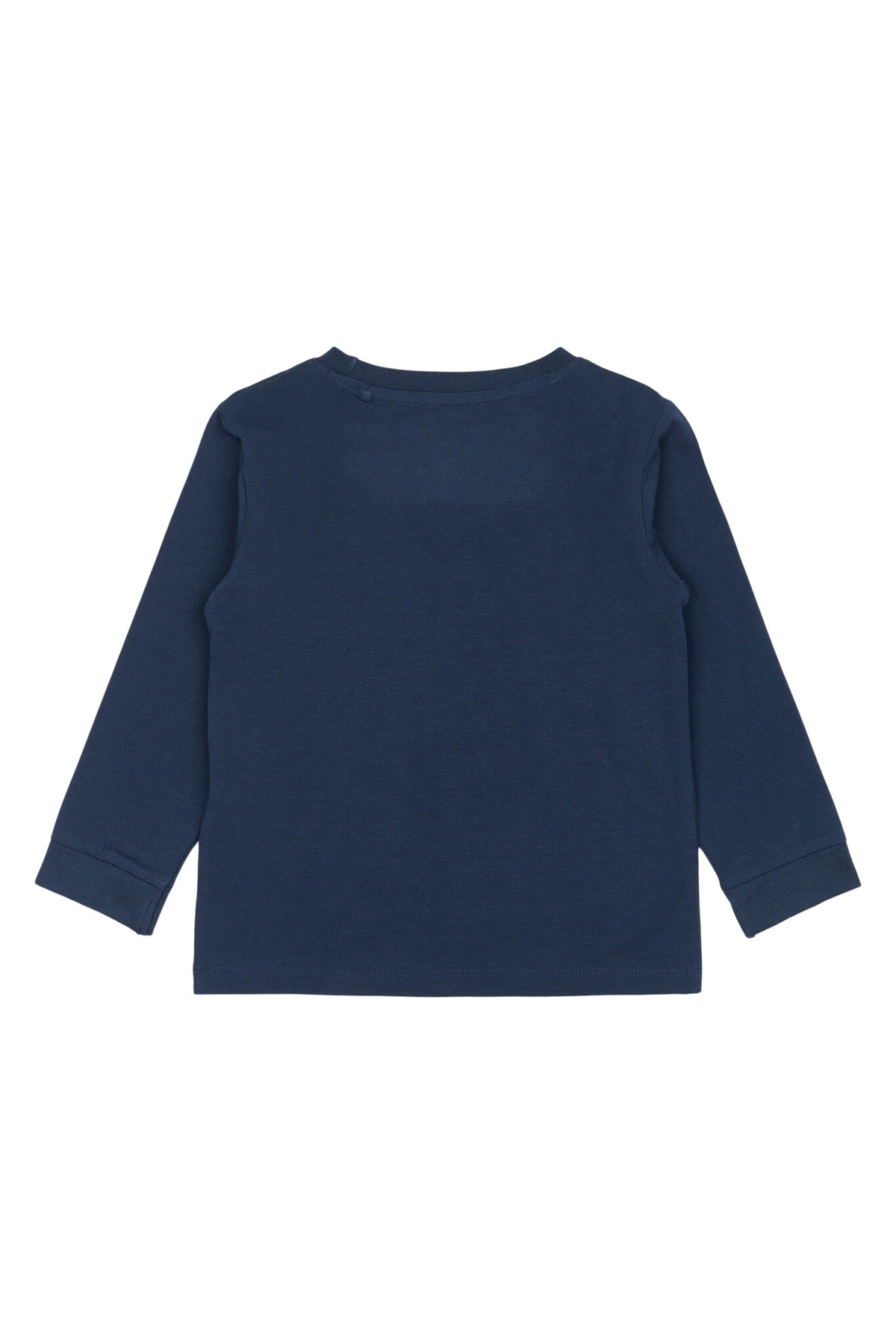 The New shirt kind Nis L/S Tee Mood Indigo (donkerblauw)