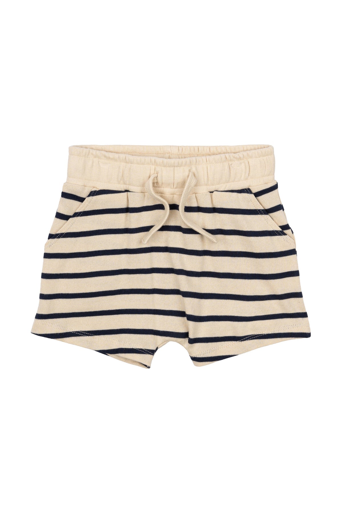 The New korte broek kind Nat Uni Shorts Mood Indigo Striped (donkerblauw gestreept)