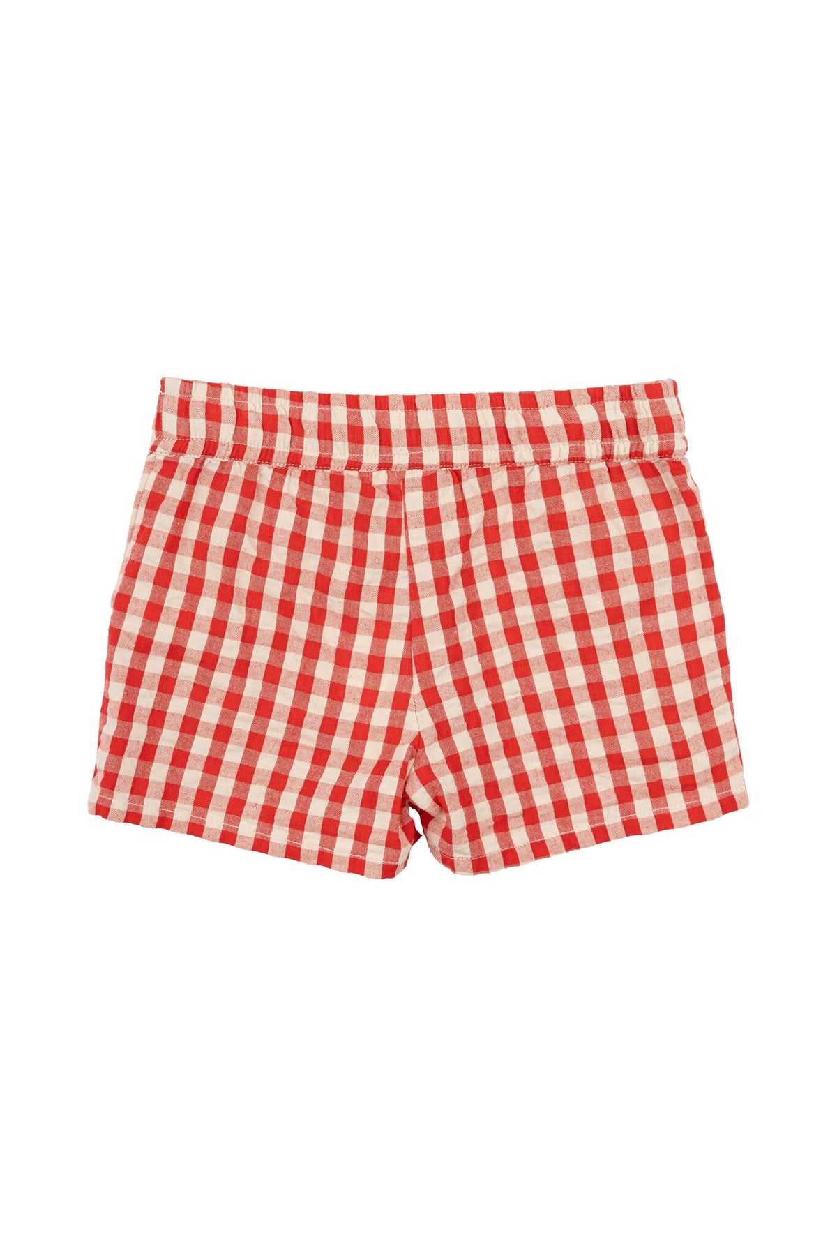 The New korte broek kind Nelly Shorts Poppy Red Check (rood geruit)