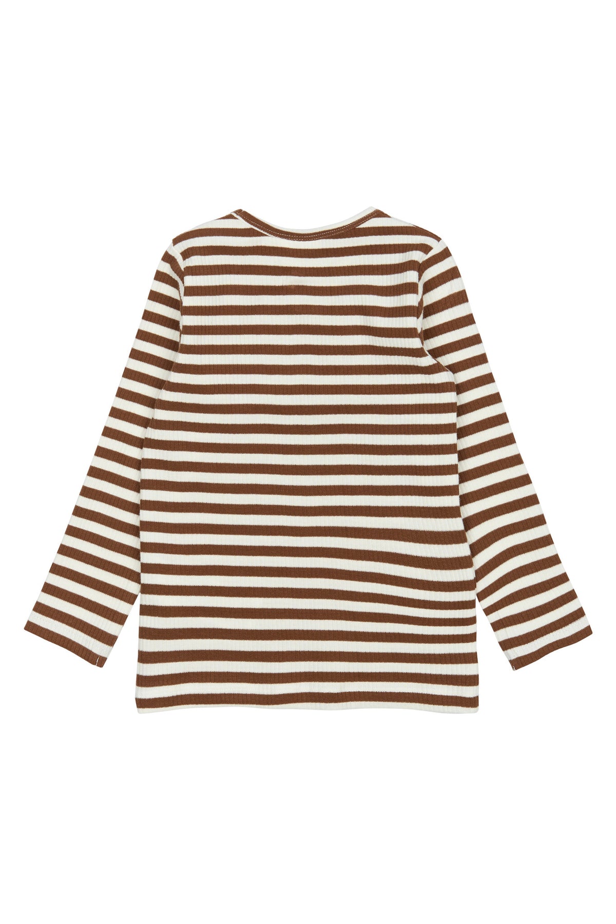 The New shirt kind Longsleeve Streep Fro Bruin