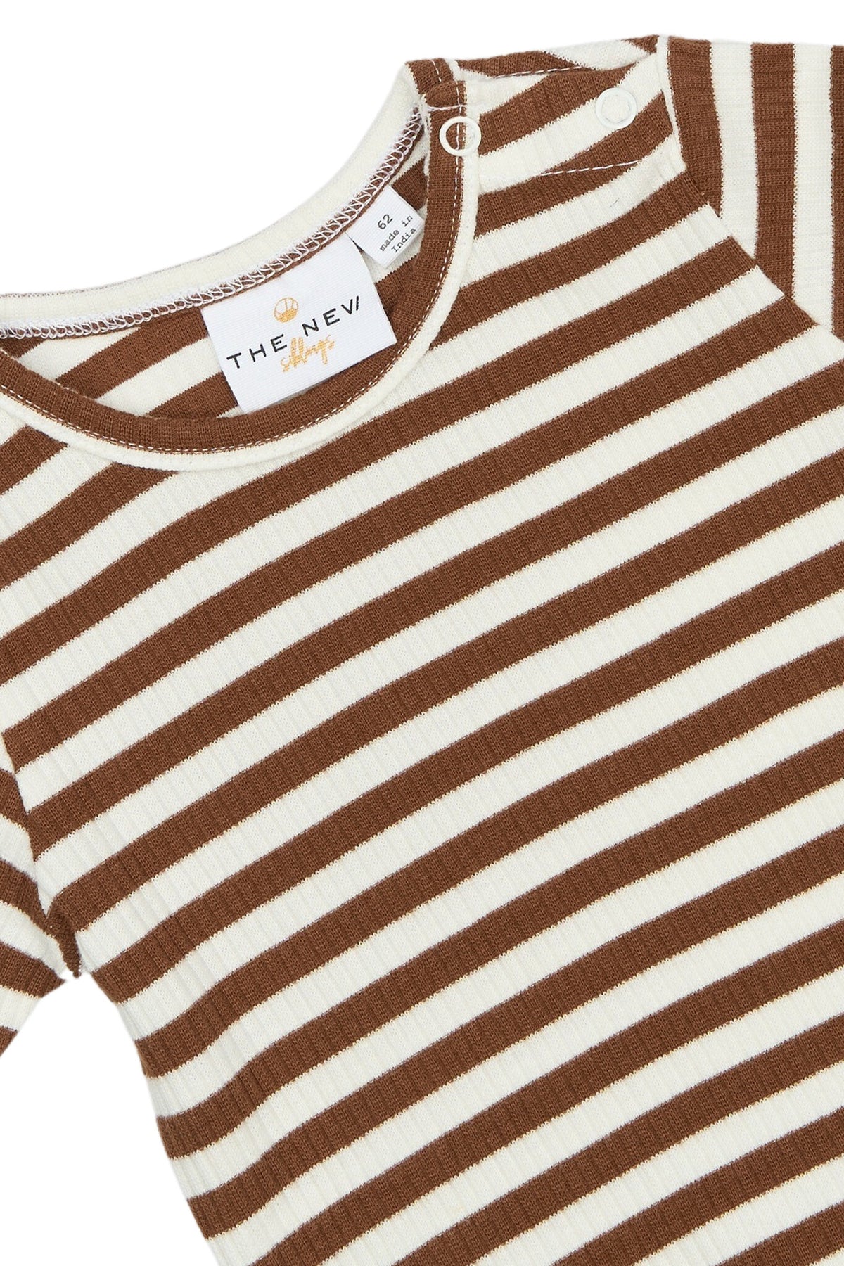 The New shirt kind Longsleeve Streep Fro Bruin