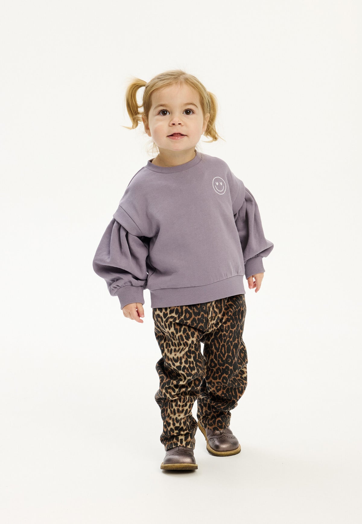 The New sweater kind Prissy (paars)
