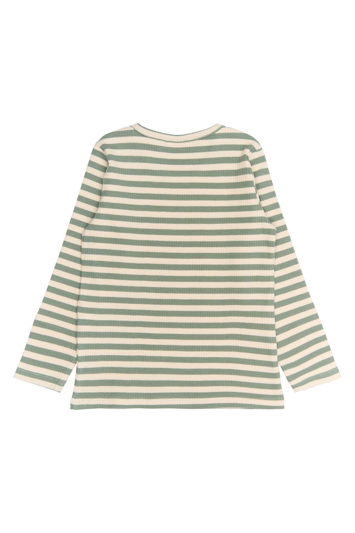 The New shirt kind Fro L/S Rib Tee Lily Pad Striped (gestreept)