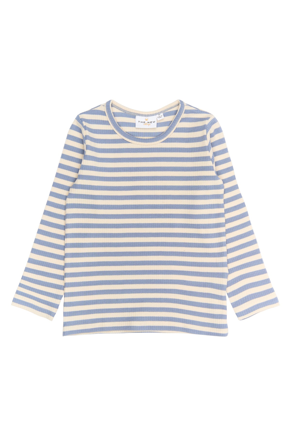 The New shirt kind Fro L/S Rib Tee Tempest Striped (gestreept)