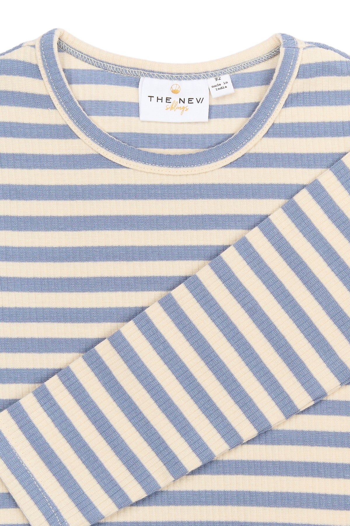 The New shirt kind Fro L/S Rib Tee Tempest Striped (gestreept)