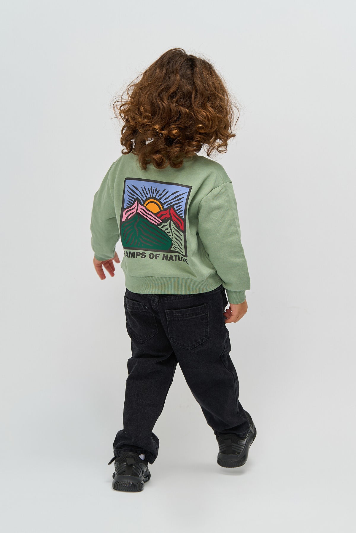 The New sweatshirt kind Rolando OS Sweatshirt Lily Pad (lichtgroen)