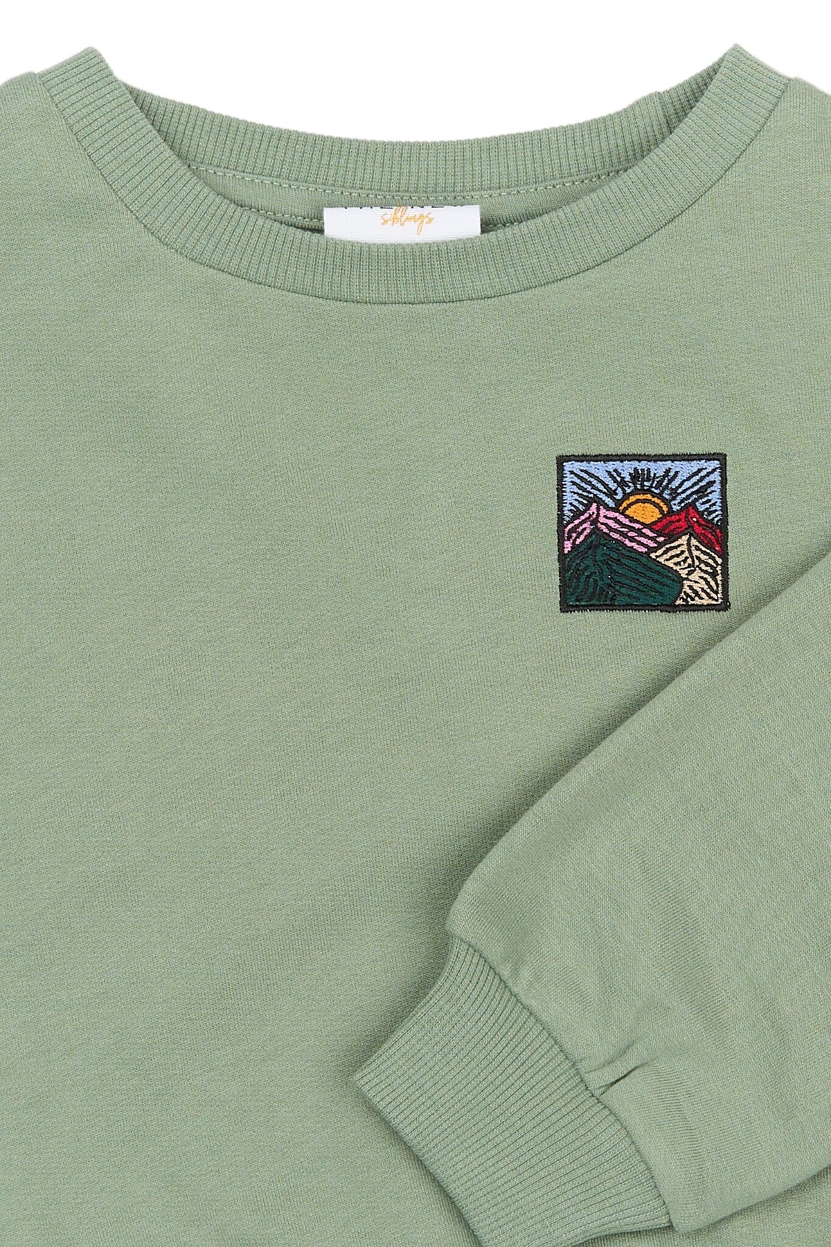 The New sweatshirt kind Rolando OS Sweatshirt Lily Pad (lichtgroen)